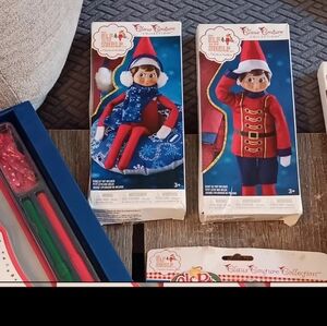 Elf on the shelf outfits and letters to Santa book